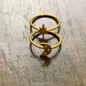 Madewell spaced out ring set